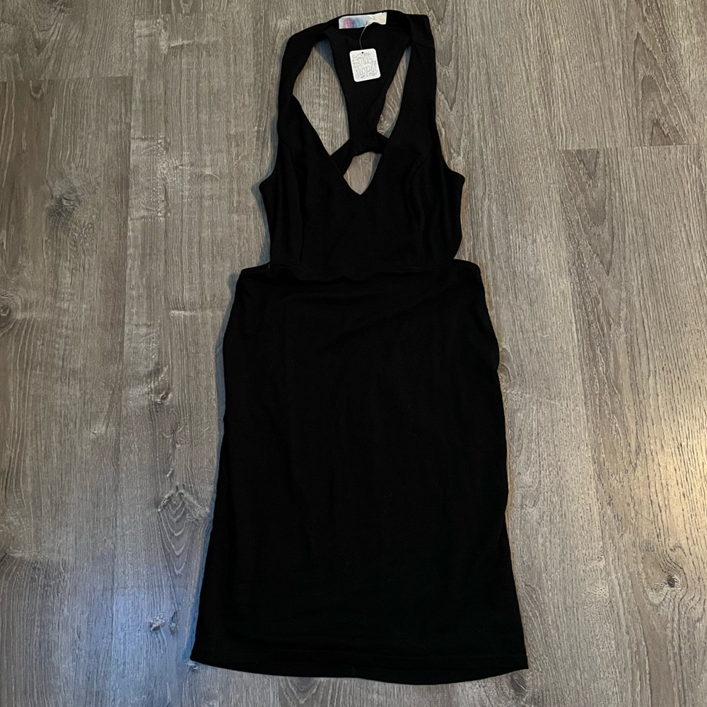 Free People beach racer back mini dress